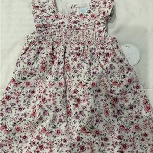 Edgehill Collection Pink and White Floral Dress